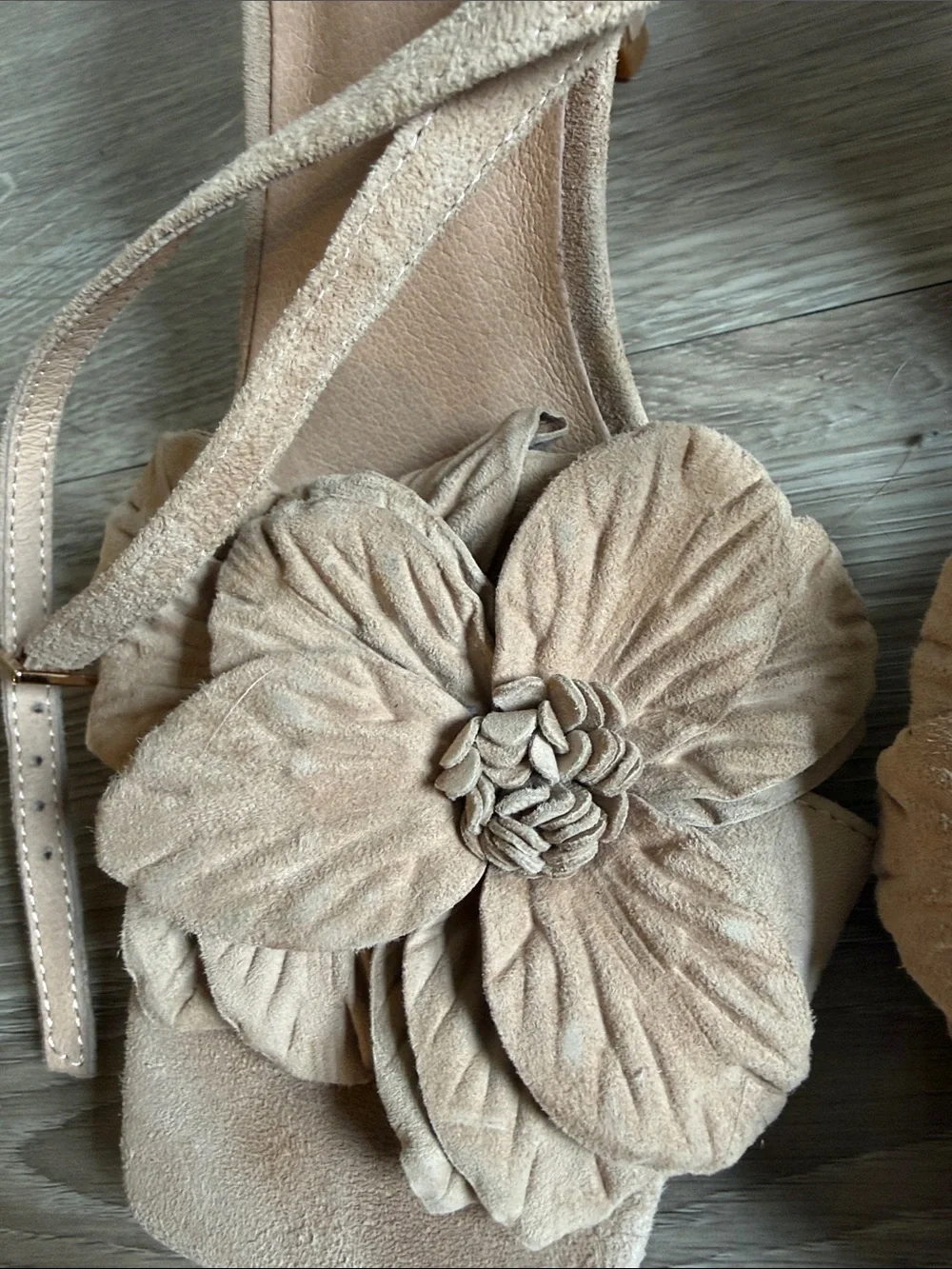 Jeffrey Campbell Floral Suede Kitten Heels